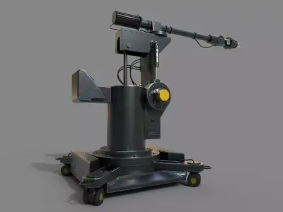 IRON MAN DUM-E ROBOT TONY STARK WITH RIG Low-poly 3D model