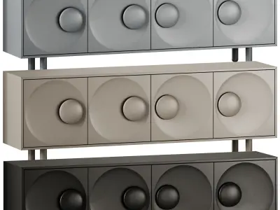 Morica Design Bardot 4 doors sideboard 3D model
