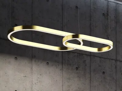 Ellipse Ceiling Light by Forstlight  3D model