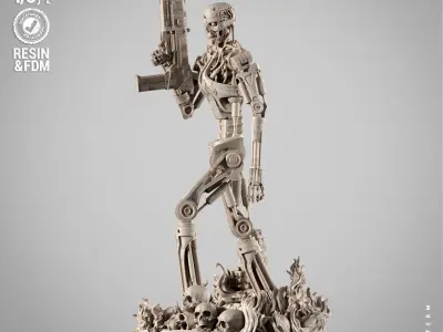 Wicked Movies T-800 Sculpture 3D print model