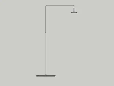 Floor Lamp BoConcept Aerial Free 3D model