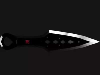KNIFE MODEL Low-poly 3D model
