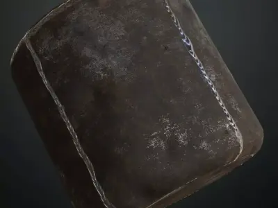 Rusty Industrial Metal Plate PBR Seamless Texture