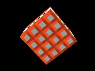 Minecraft TNT 3D Lowpoly model Vray Ready Game Ready VR AR Ready Free low-poly 3D model