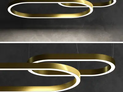 Ellipse Ceiling Light by Forstlight  3D model