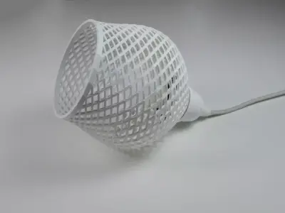 Shapeshifter Lampshade inspired by the Dentelle collection Free 3D print model