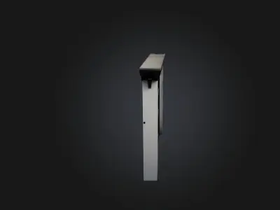 Realistic Garage Door Low-poly 3D model