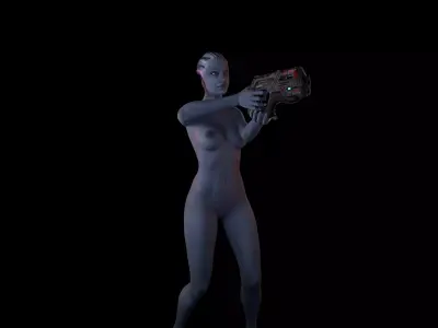 Mass Effect Liara 3D print model