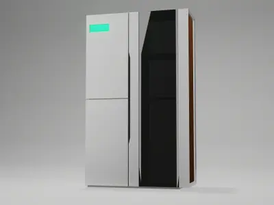 Sci-fi Cabinet Low-poly 3D model