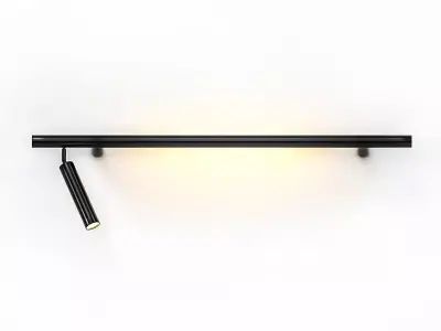 Backlight K wall lamp with light 3D model