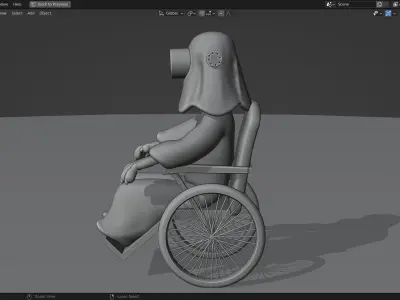 Professor Hood AKA Dr HOOD 3D Model 3D model