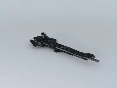 Marauder Class Assault Frigate AF113A  3D model