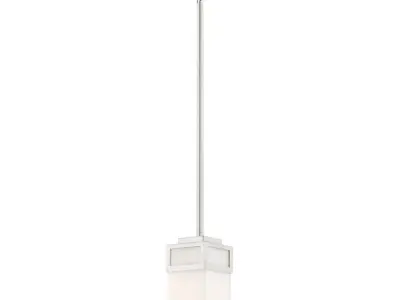 Nailwell Light Single Rectangle Pendant Free 3D model