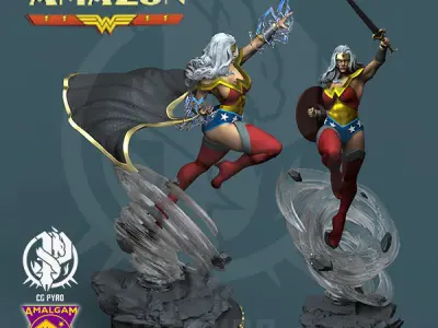 Amalgam Comics collection Pt1 STL files for 3D Printing files 3D print model