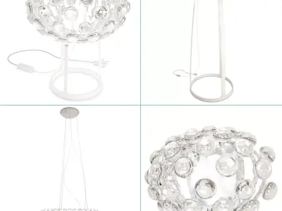 Caboche Lighting Collection Foscarini 3D model