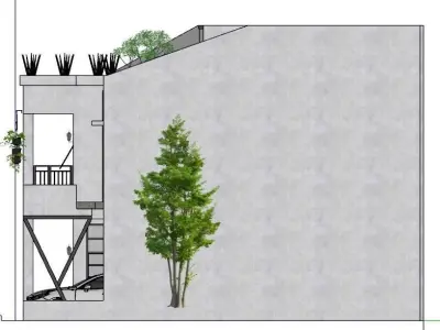 industrial house  3D model