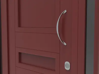 Superior Door Low-poly 3D model