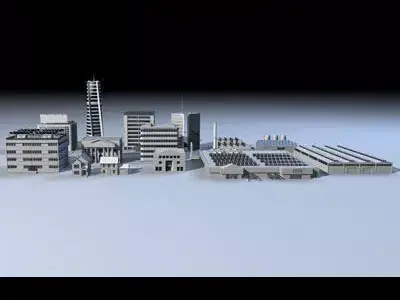 City pack 1 3D model
