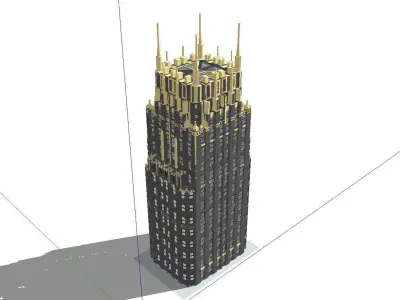 vacation spot-Resort-Fashion Leisure Hotel-0134 3D model