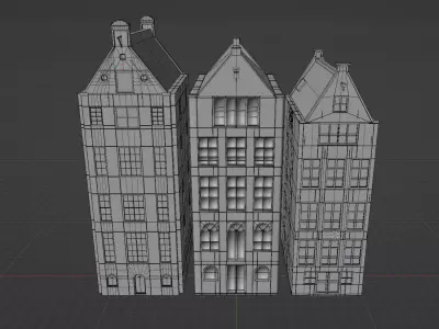 Amsterdam Buildings 3D model