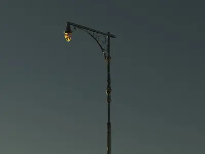 Street Lamp Victorian 3D model