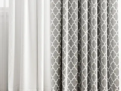 Curtain 355 3D model