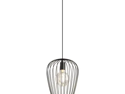newtown pendant light with cage 3D model