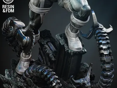 Wicked Marvel Havok Sculpture  3D print model