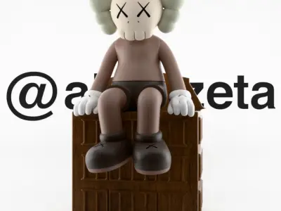 Kaws Holiday Le Brassus Audemars Pigueta Textured Low-poly 3D model