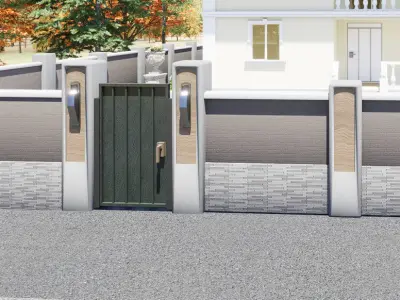 Exterior lighting 3D model