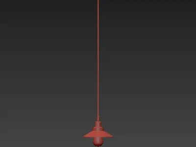 Loft Cone Pendant Reflector 3D model
