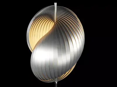 Bonnieux Floor lamp Low-poly 3D model