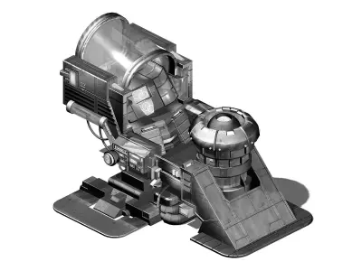 Functional mechanical object 08 3D model