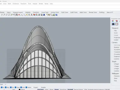 3D Parametric Museum Architectural 3D model 3D model
