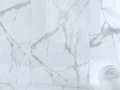 Wall Tiles Museum Glacier White Set 160x320 Set 3 Texture
