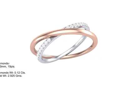 Delicate Ring - 65 3D print model
