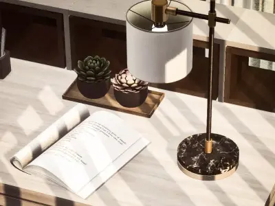 Frato Madrid Table Lamp Low-poly 3D model