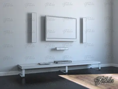 TV Cabinet 3D model