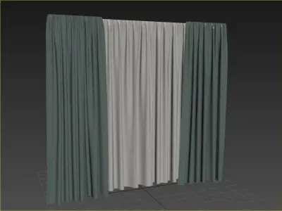 Curtains 02 3D model