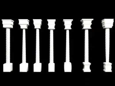 calones pillars and columns 3D model