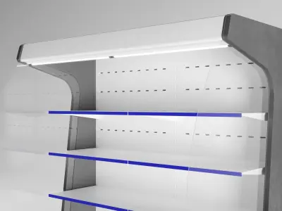 Display Cabinet 3D Model Low-poly 3D model