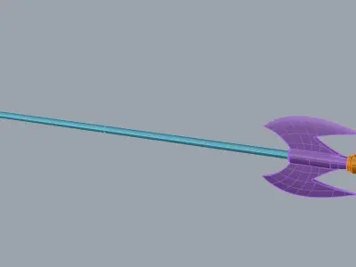 Battle Axe of Black armor Boba Fett  3D print model