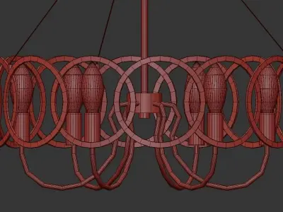 Gold Drum 6 3D model