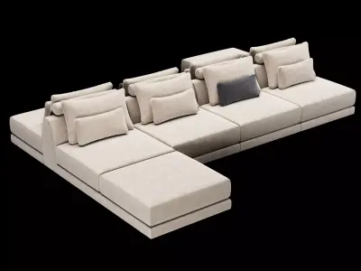 Frigerio sofa 001 3D model