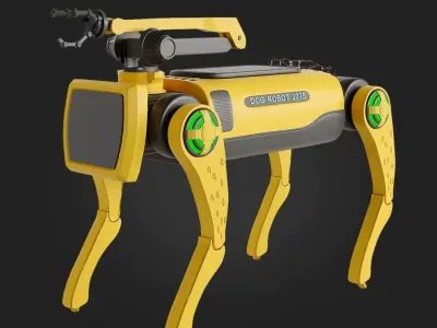 DOG ROBOT 2075 3D model
