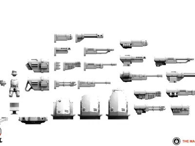 Feudal Guard - Defense Turret 3D print model
