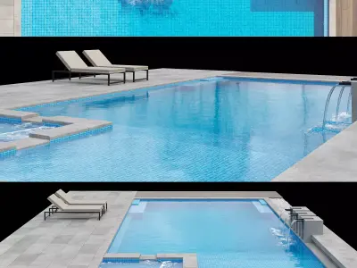 Pool 01 3D model