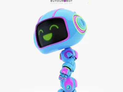 CUTE ROBOT XII 3D model