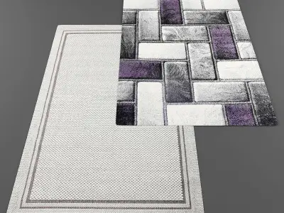 Rugs set242 3D model