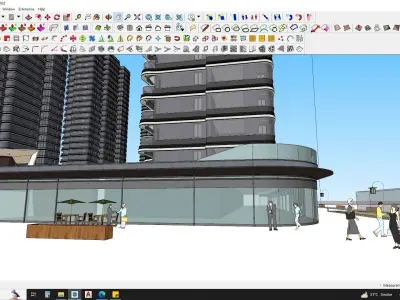 residential building 3d model free download Free 3D model